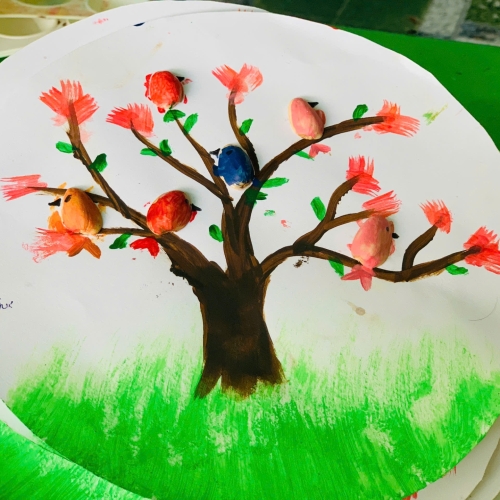 Học vẽ lớp lá