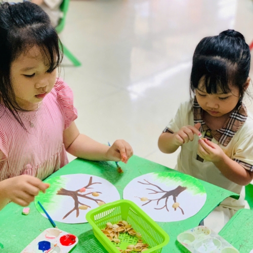 Học vẽ lớp lá