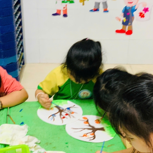 Học vẽ lớp lá