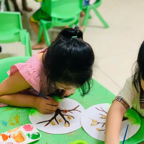 Học vẽ lớp lá