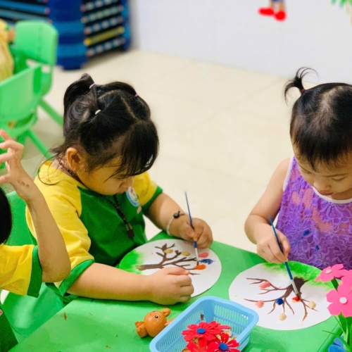 Học vẽ lớp lá