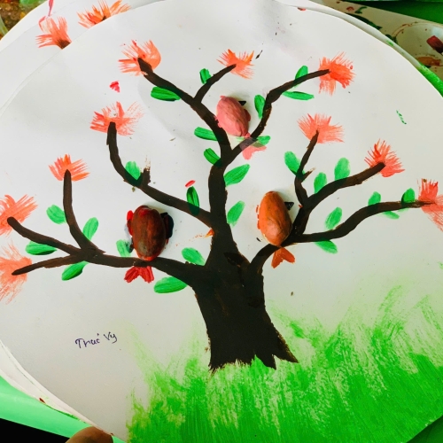 Học vẽ lớp lá