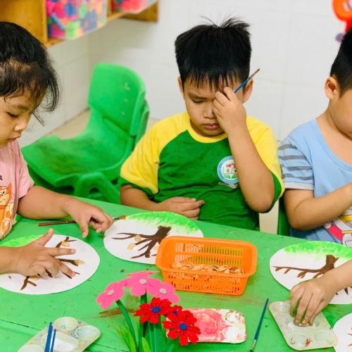 Học vẽ lớp lá