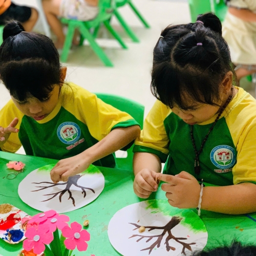 Học vẽ lớp lá