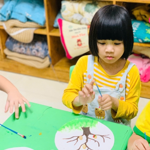 Học vẽ lớp lá