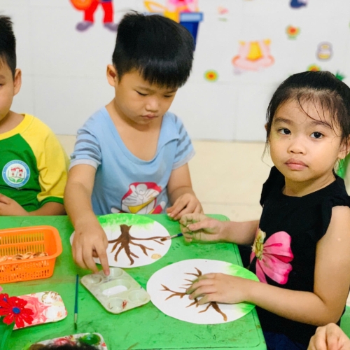 Học vẽ lớp lá