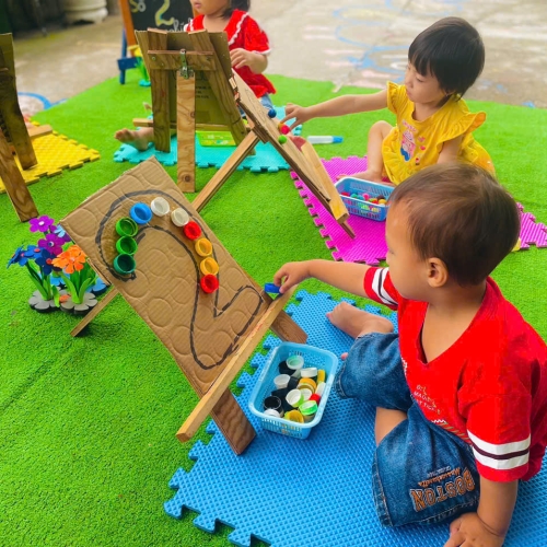 Trang trí số 2 lớp mầm cs1