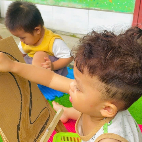 Trang trí số 2 lớp mầm cs1