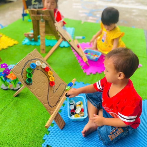 Trang trí số 2 lớp mầm cs1