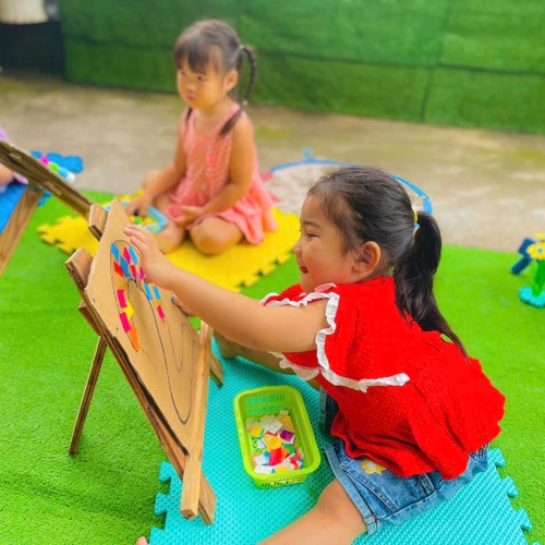 Trang trí số 2 lớp mầm cs1