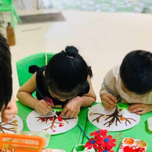 Học vẽ lớp lá